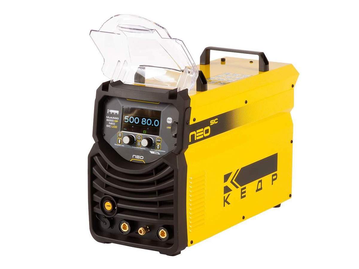 Источник сварочный КЕДР MultiMIG-5000DP NEO SIC LCD с комплектом (8035435-004, 8033311,5м,жидк.)